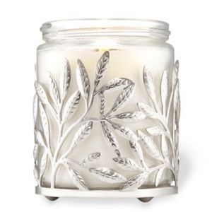 NWT Bath & Body Works SILVER BRANCHES Single Wick Candle Holder